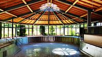 Abandoned swimming pool