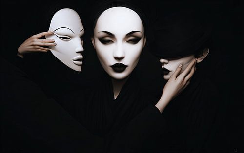 Zwarte Fluistering Maskerade