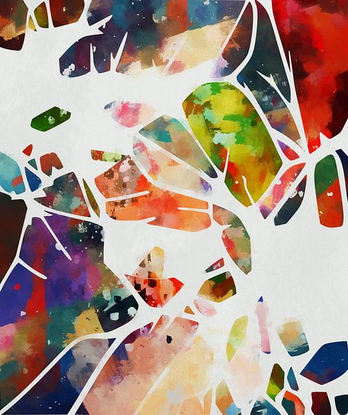 Colored Parts by Angel Estevez