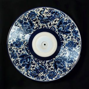Teller in Delfter Blau