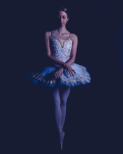 Ballet Fotografie Canvas – Balletdanser Zwart-Wit Wanddecoratie 10