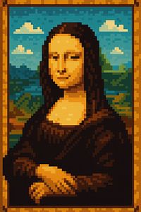 Mona Lisa Pixelkunst