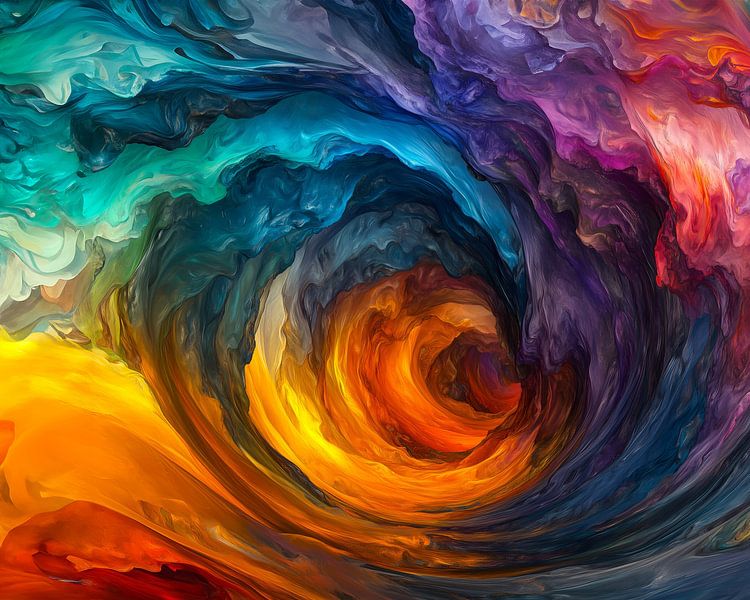 Colour swirl by Horst Dreisbach