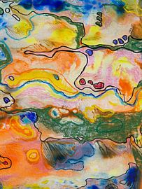 Marineblau mit Rosa'! von Annemarie Gorter