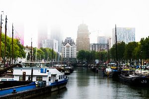Nebliger Rotterdam