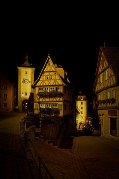 Plönlein in Rothenburg ob der Tauber van Heiko Kueverling