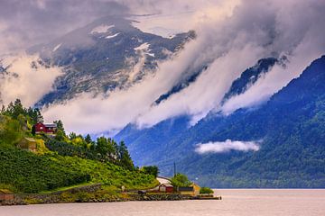 Hardangerfjord, Noorwegen van Henk Meijer Photography
