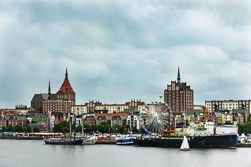 Blick auf die Hansestadt Rostock