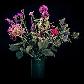 Bouquet de fleurs sur Paul Vergeer