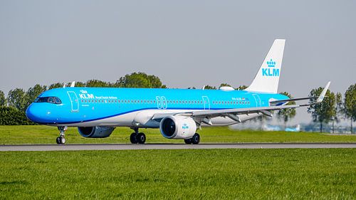 Le tout dernier avion de la KLM : l'Airbus A321neo.