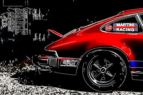 Klassische Porsche Outline