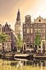 Zuiderkerk Amsterdam Niederlande Schwarz und Weiß von Hendrik-Jan Kornelis Miniaturansicht