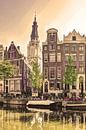 Zuiderkerk Amsterdam Netherlands Black and White by Hendrik-Jan Kornelis thumbnail