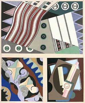 Collectie Decoraties en Kleuren 14 (1930) van Georges Valmier van Peter Balan