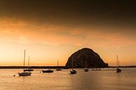 Morro Bay - Morro Rock - Californie van Keesnan Dogger Fotografie thumbnail