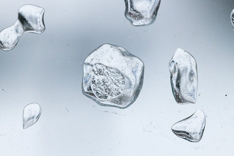 Ice on the window by Joren Vos