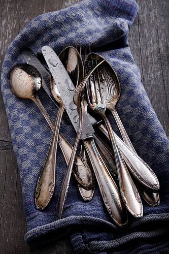 Zilveren bestek
