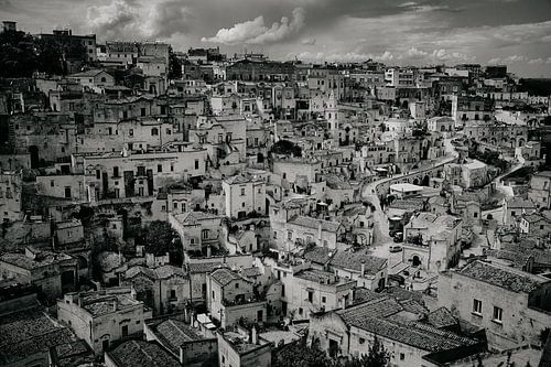 Uitzicht over Matera vanaf kathedraal van Karel Ham