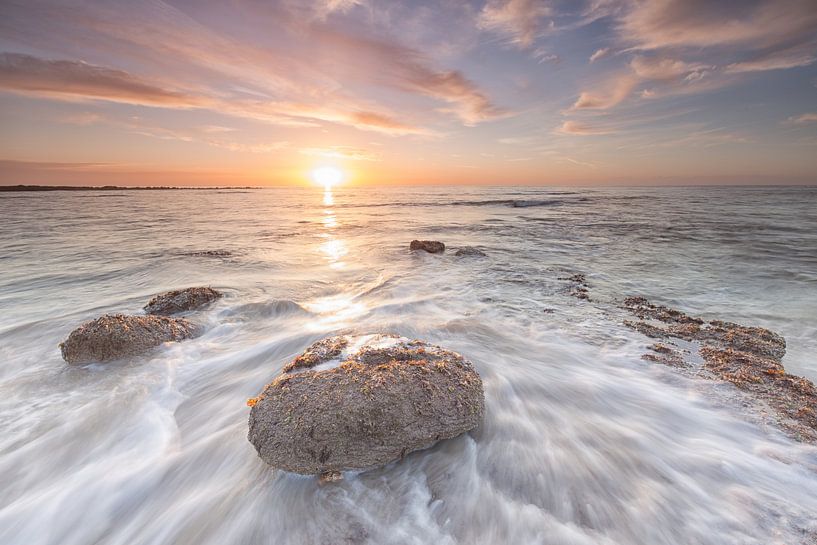 Golden Sunset van Sjaak den Breeje