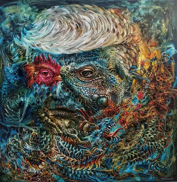 donald trump in the shadows by Mas gus Gus