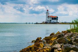 Marken lighthouse. by Arjan van der Veer