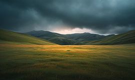 Panorama of the autumn landscape