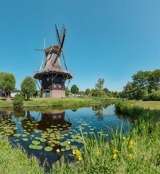 Penninga Windmühle, Joure, Friesland, Niederlande von Rene van der Meer