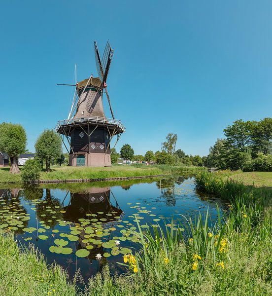 Penninga windmill, Joure, Friesland, , Netherlands by Rene van der Meer