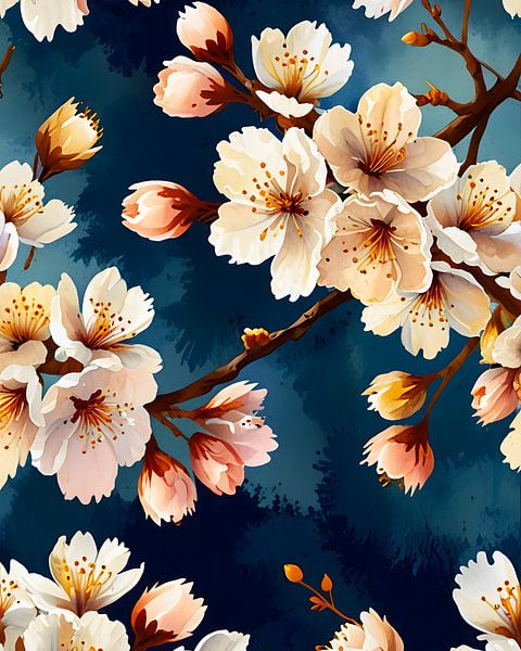 Aquarelle Sakura Dreams par Kintsugi99 