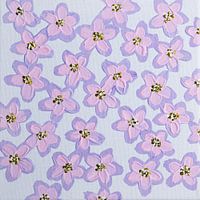Flowers in pastel retro pink lilac green white