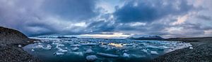 Panorama de Jökulsárlón sur W Machiels