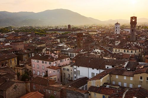 Uitzicht over Lucca in Toscane