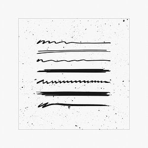 Modern abstrakt: Moderne Illustration in Weiß und Schwarz