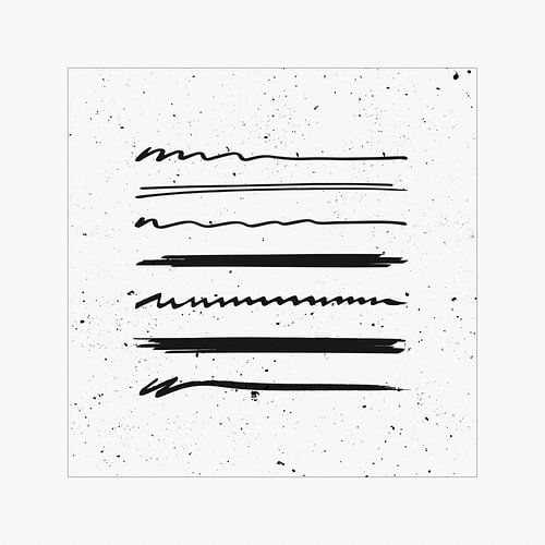 Modern abstrakt: Moderne Illustration in Weiß und Schwarz