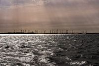 The Volkerak with a view of the windmills of the Philips Dam.
