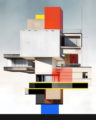 ARCHITECTURE BAUHAUS COLLAGE 07