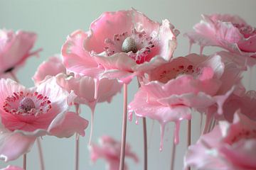 Süße rosa Blumen von Bianca ter Riet