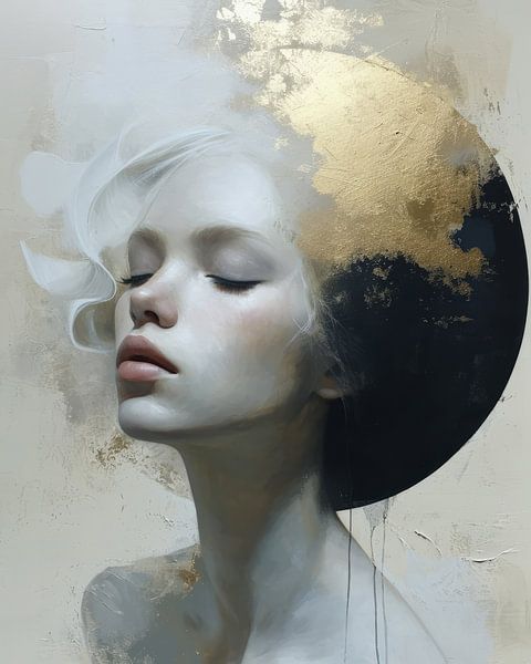 Portrait "Take me to wonderland" by Carla Van Iersel