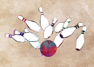Bowling Sport Kunst #Bowling #Sport