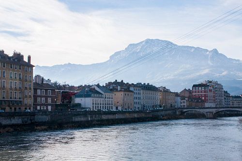 De prachtige stad Grenoble in Frankrijk