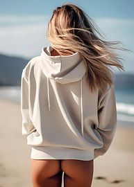 Erotic Girl at Beach