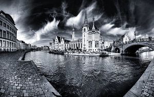 Gand en noir et blanc