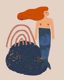 Illustratie zeemeermin van Studio Allee