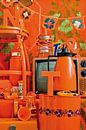 Still life with orange retro/vintage stuff. by Therese Brals thumbnail
