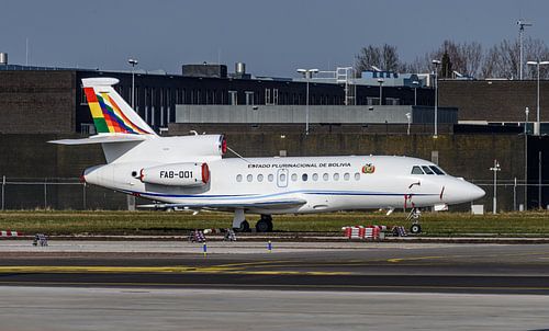 Dassault Falcon 900EX van de Boliviaanse luchtmacht.