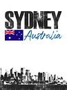 Sydney Australië van Printed Artings thumbnail