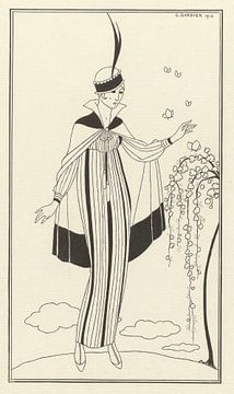 George Barbier - Journal des Dames et des Modes, Costumes Parisiens, 1914, nr. 150 (1914) van Peter Balan