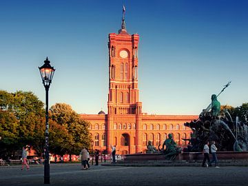 Berlin – Red City Hall / Neptune Fountain sur Alexander Voss