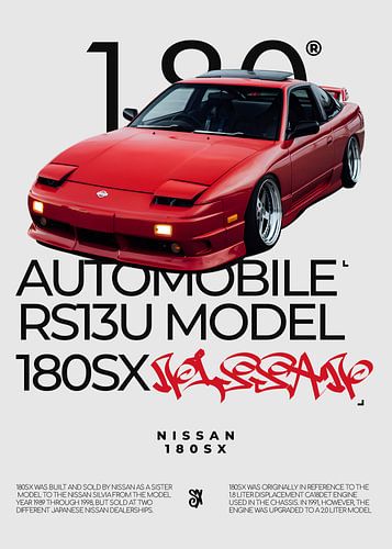 Nissan 180 SX Minimalistisch