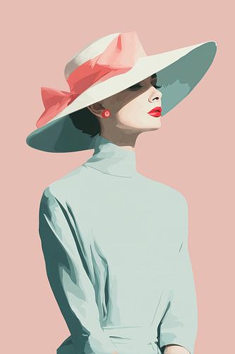 Lady in Pink Pastels no. 6